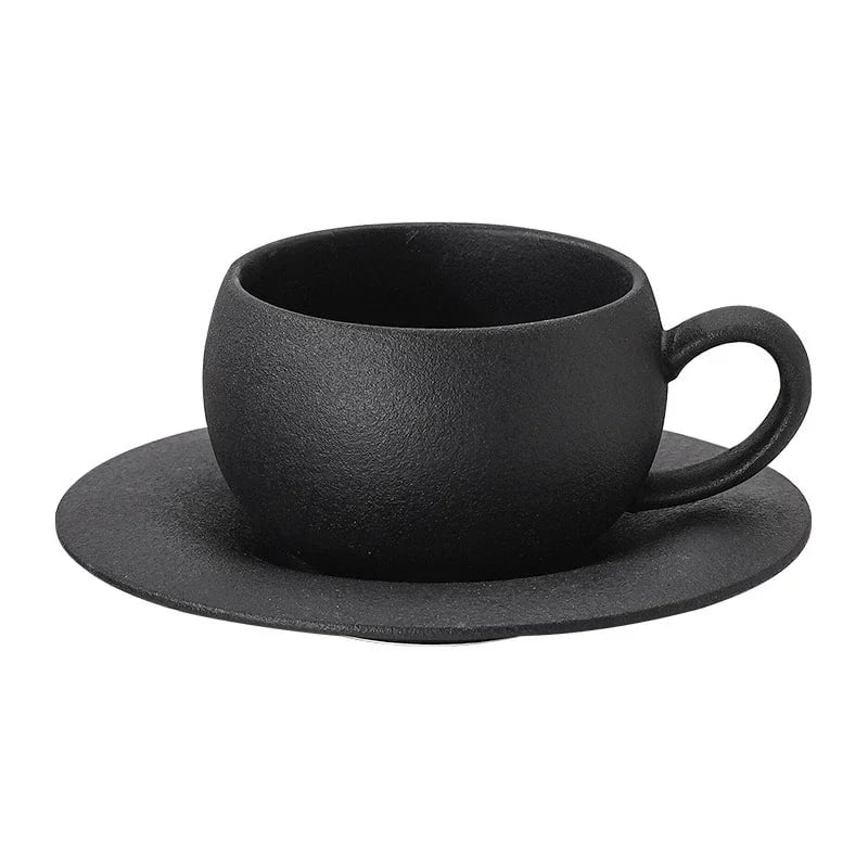 طقم فناجين وصحون سيراميك ياباني 110/280ML