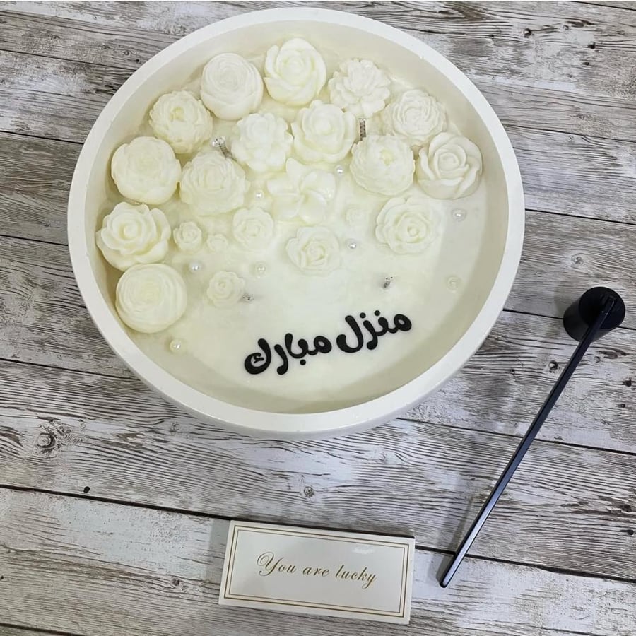 شمعه الورد مع الطباعه