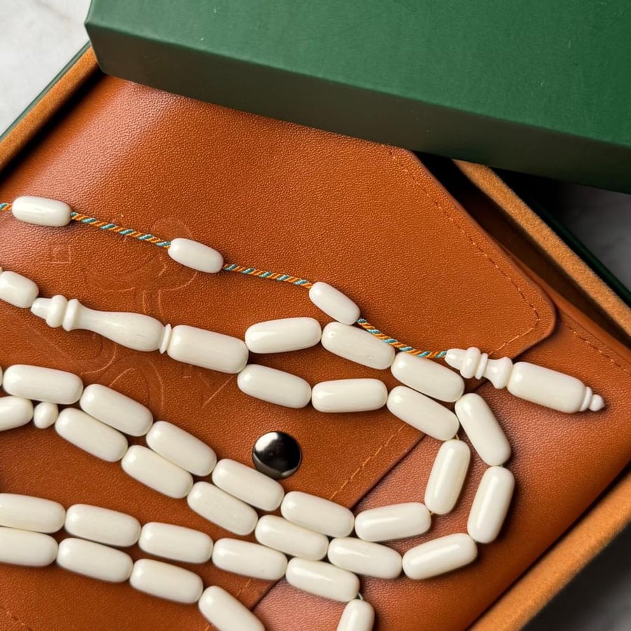 مسباح عظم الجمل المصنوع بخراطة احترافية يدوية من ورشة الزعيم