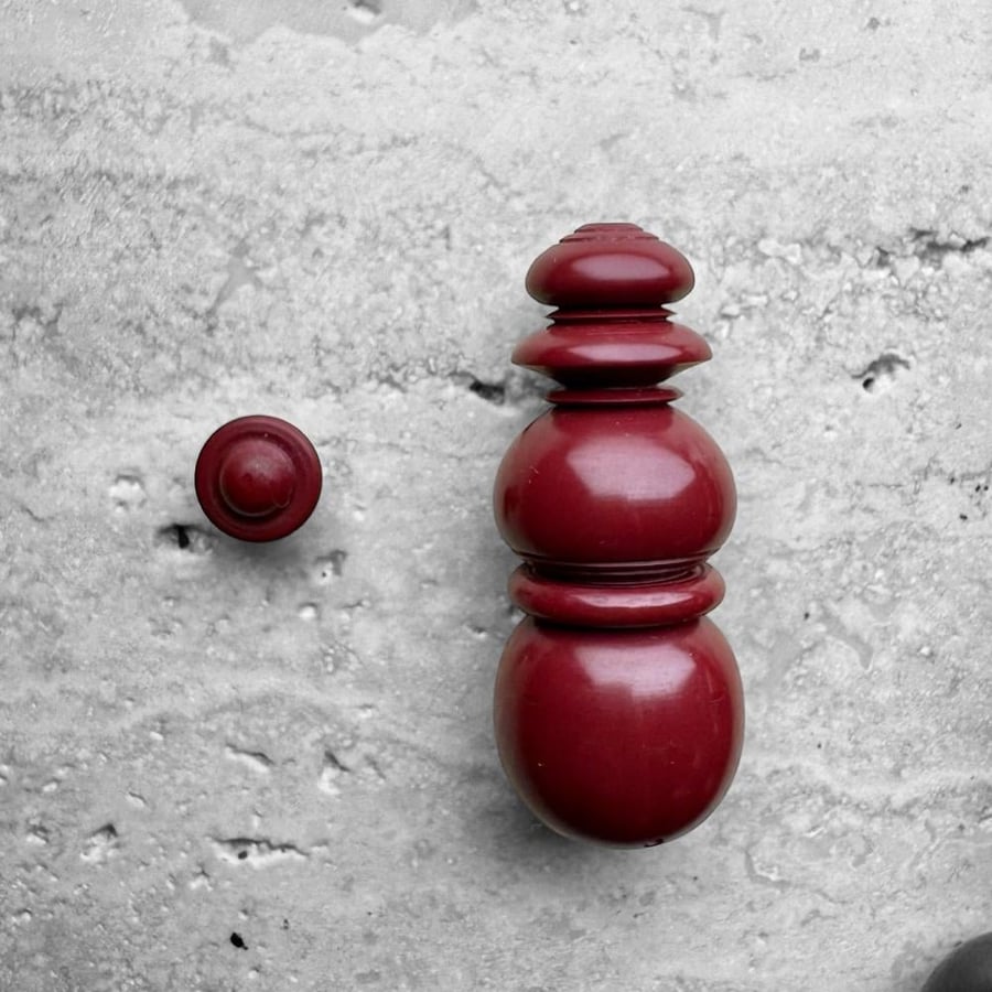 مسباح بولينج صب قديم عنابي خراطة ابراهيم الدكتور