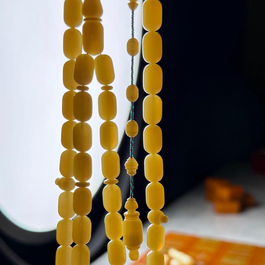 Domeena pearl rosary, factory craftsmanship
