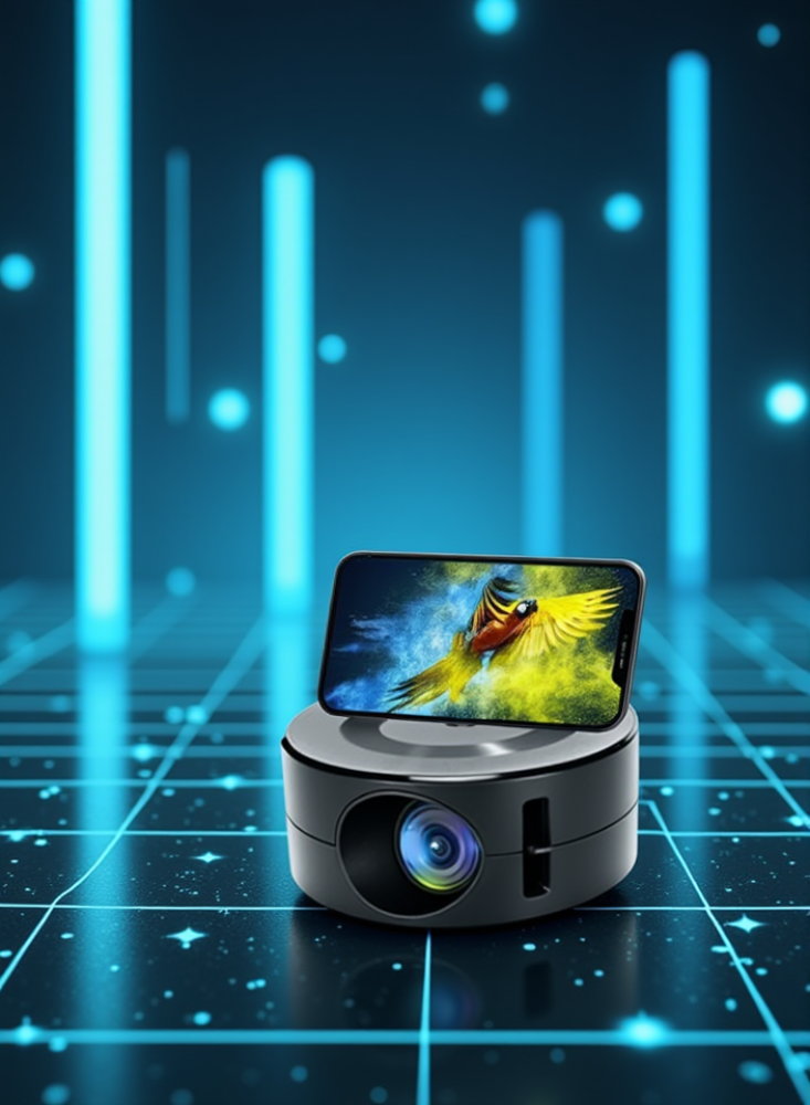 جهاز عرض ذكي LED بدقة HD – سينما منزلية ومحمول خارجي
