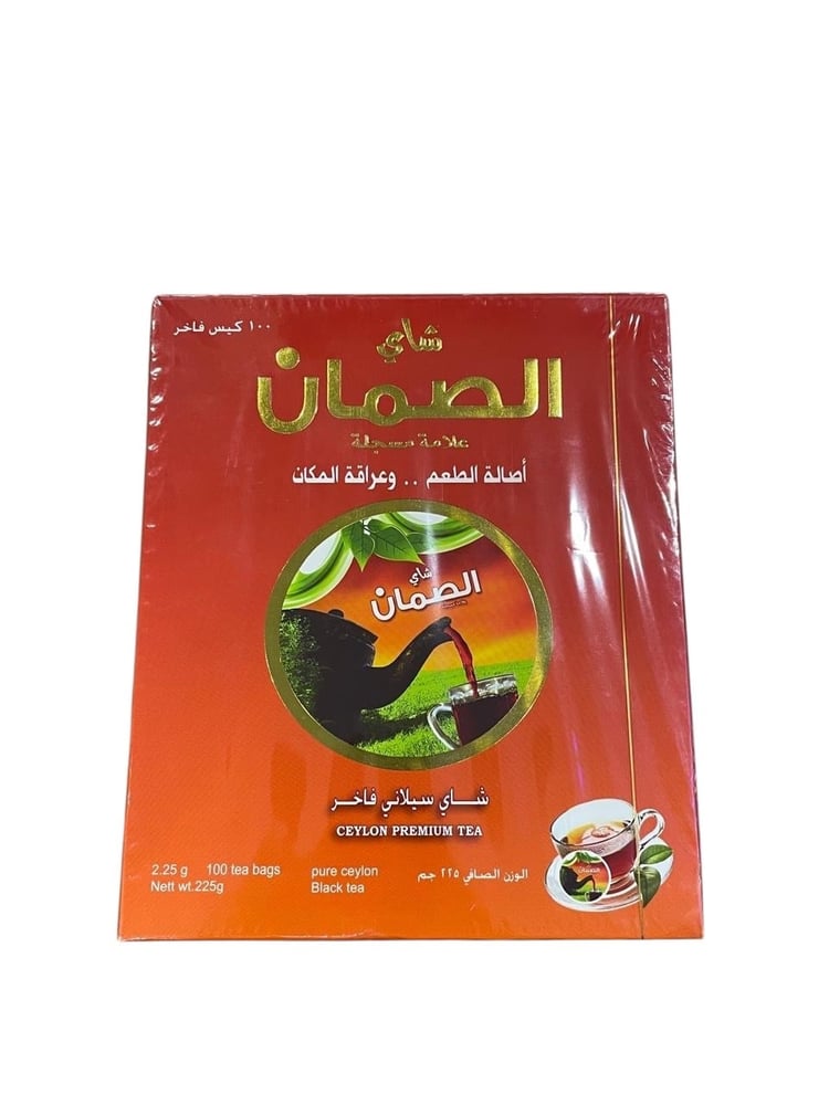 شاي الصمان اسود خيط
