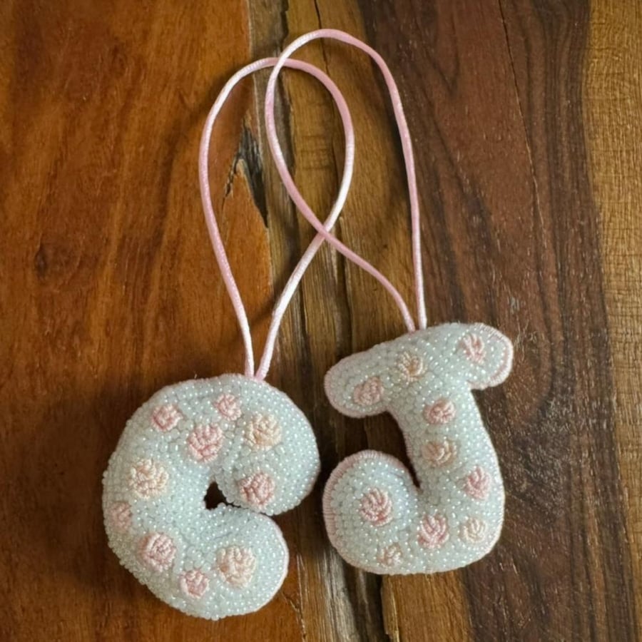 Rose Pearl Charm