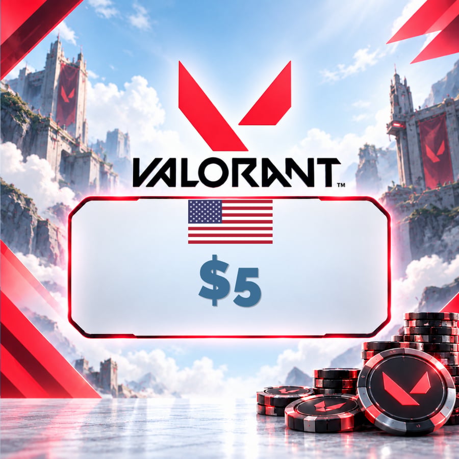 بطاقة 5$ VALORANT – المتجر الإمريكي