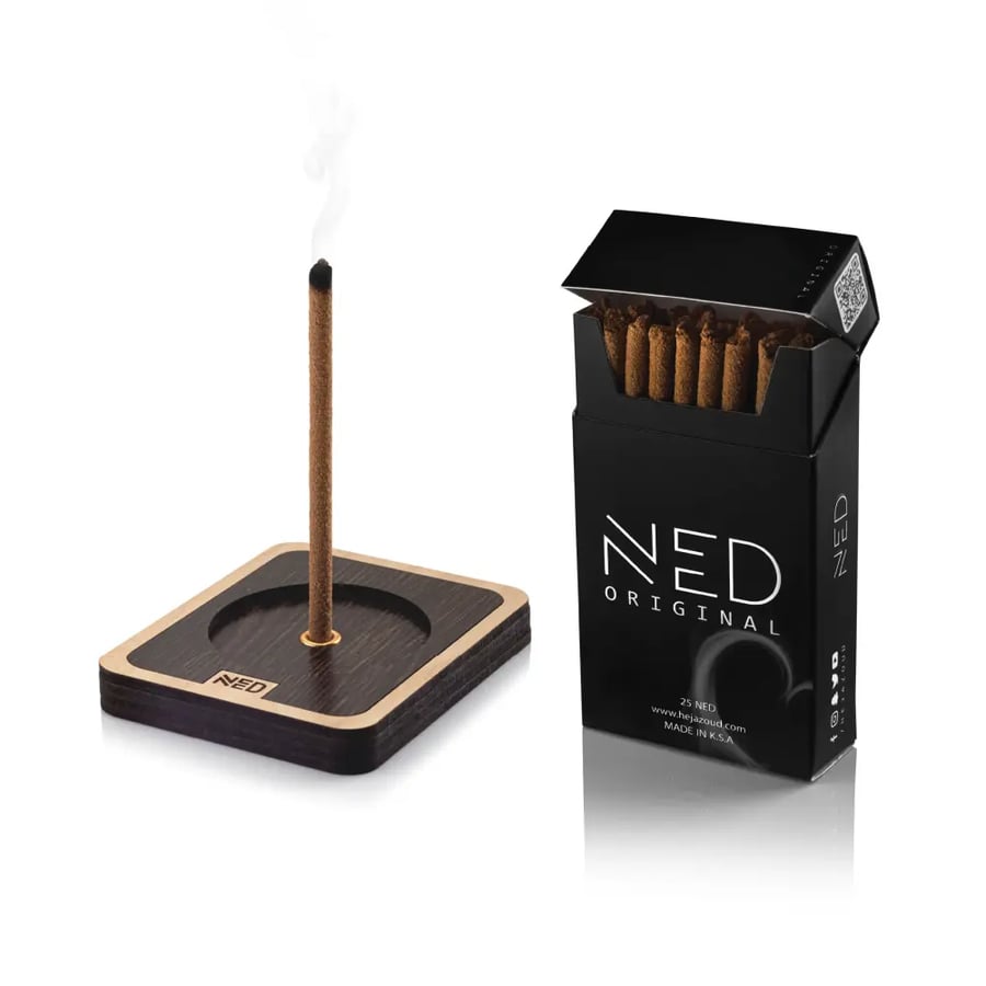 بكت اعواد البخور من NED مع القاعدة