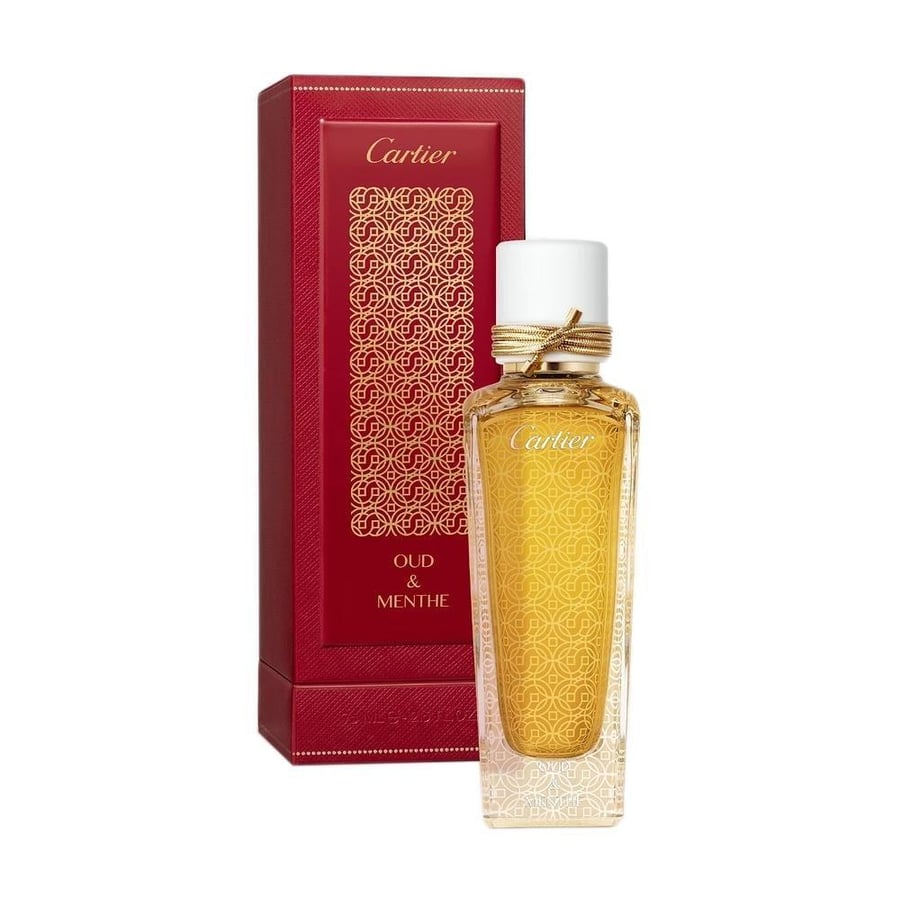 عطر كارتييه عود ومنث لي هيور فوياجيوس أو دي بارفيوم 75مل