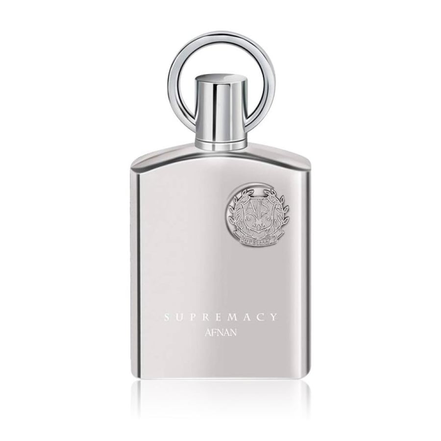 زجاجة عطر افنان سوبريماسي سلفر Afnan Supremacy Silver Eau de Parfum ال زجاجة عطر افنان سوبريماسي سلفر Afnan Supremacy Silver Eau de Parfum ال