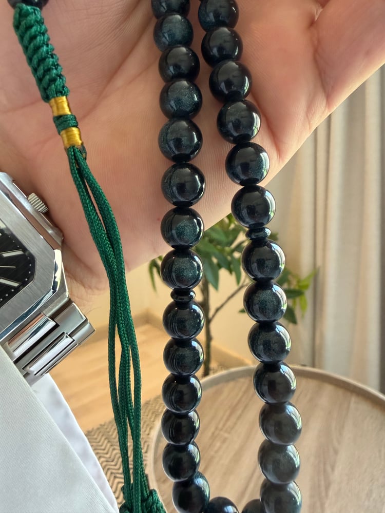 مسباح بكلايت كركوشه كويتي اخضر غامق لامع
