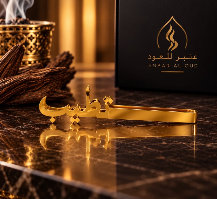 ملقط تطيّب الذهبي