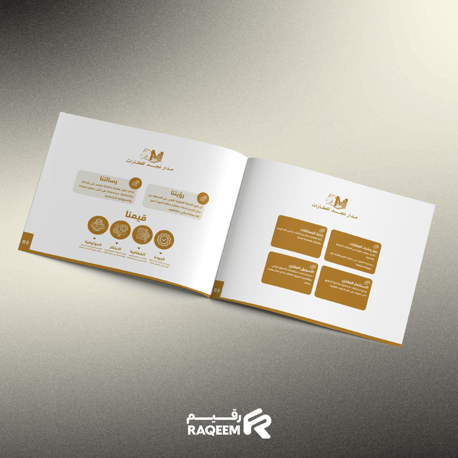 تصميم بروفايل شركة باحترافية