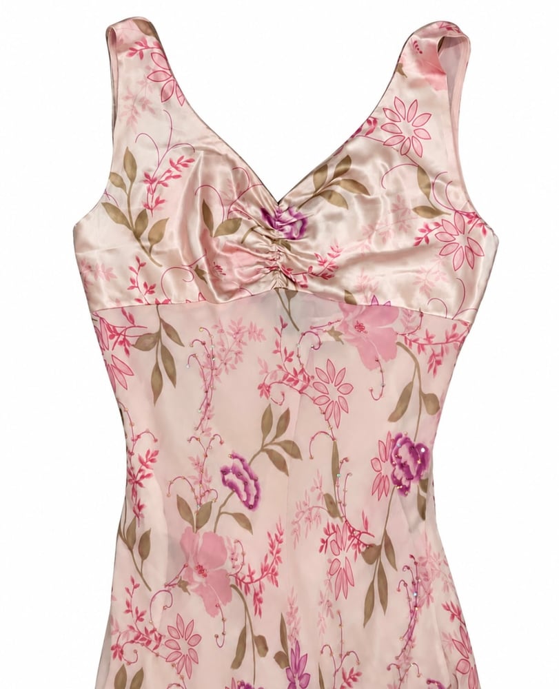 Vintage Floral Maxi Dress