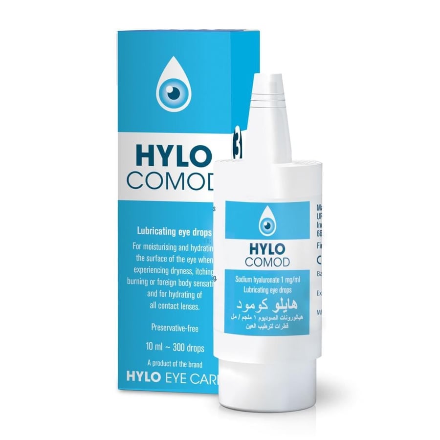 Hylo-Comod 0.1/100 10ml - Eye Drops هايلو-كومود 0.1 /100 10 مل - قطرات للعين
