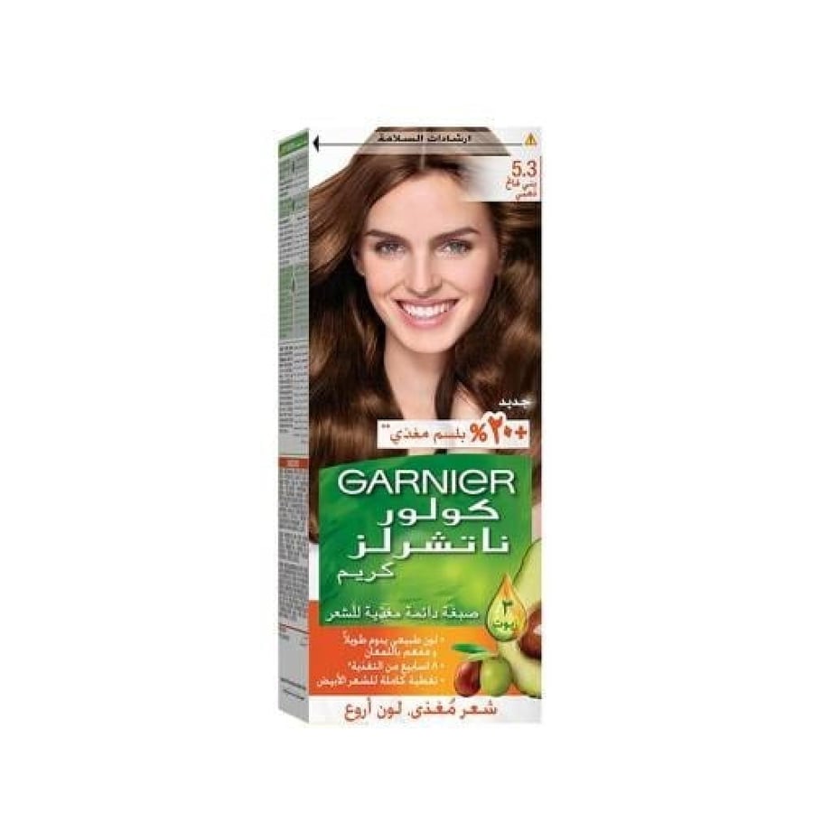 غارنييه كولور ناتشورالز 5.3 بني ذهبي فاتح - صبغة شعر