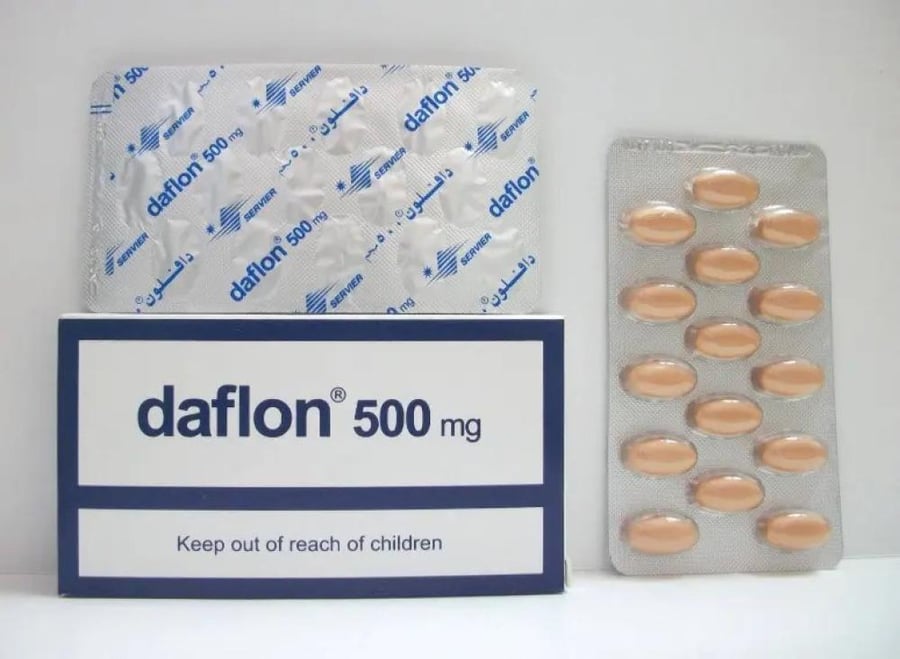 Daflon 500mg - 30 Tablet دافلون 500 مجم - 30 حبة