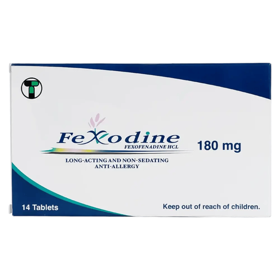 Fexodine 180mg - 14 Tablet فيكسودين 180 مجم - 14 حبة