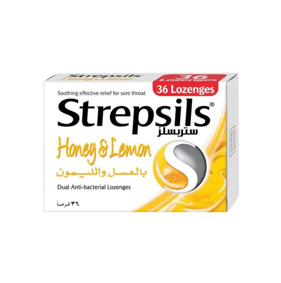 Strepsils Honey and Lemon - 36 Lozenge