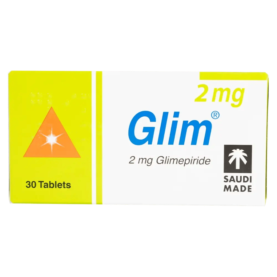 Glim 2mg - 30 Tablet جليم 2 مجم - 30 حبة
