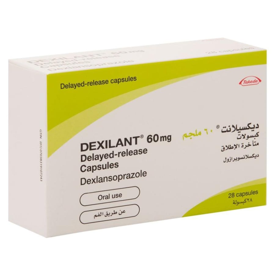 Dexilant 60mg - 28 Capsule ديكسيلانت 60 مجم - 28 كبسولة