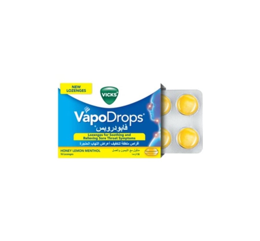 Vicks VapoDrops honey and lemon - 32 Lozenge