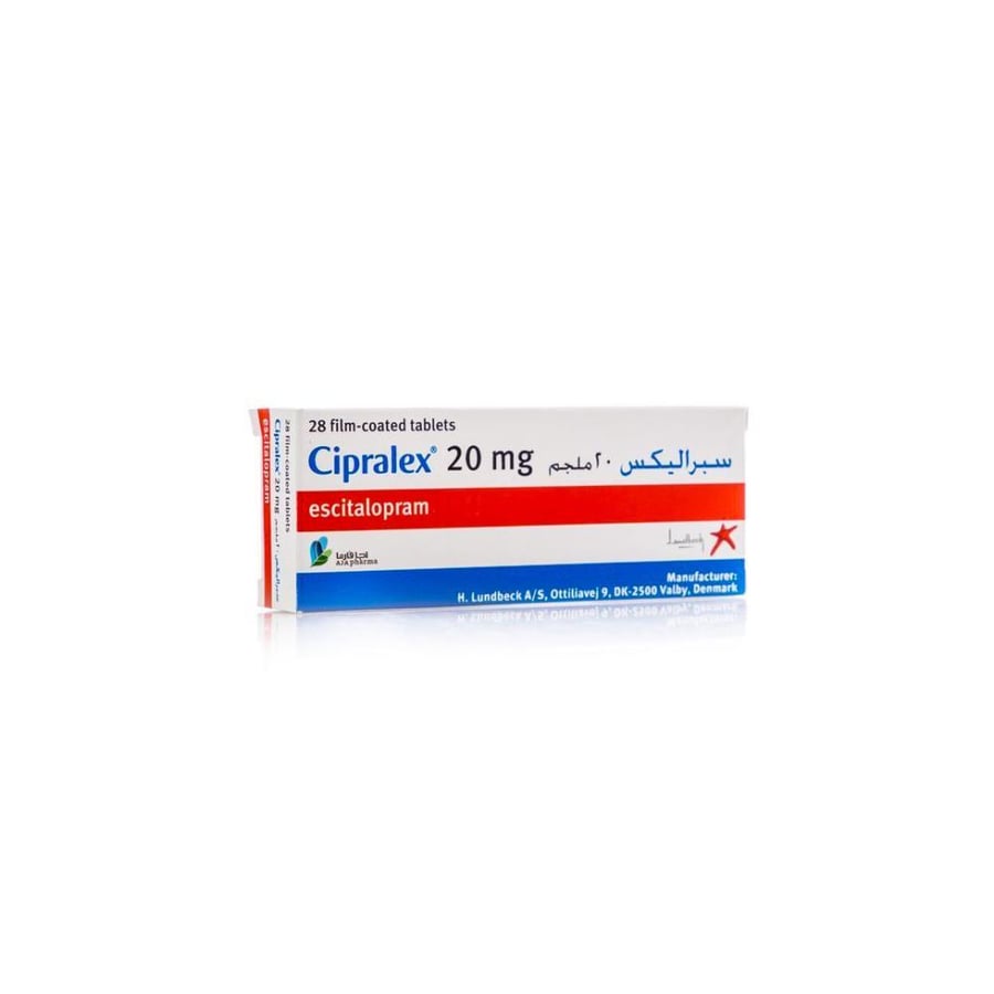 Cipralex 20mg - 28 Tablet سيبراليكس 20 مجم - 28 حبة