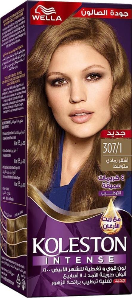 Koleston 2000 Maxi 307/1 medium ash blonde - Hair Colour