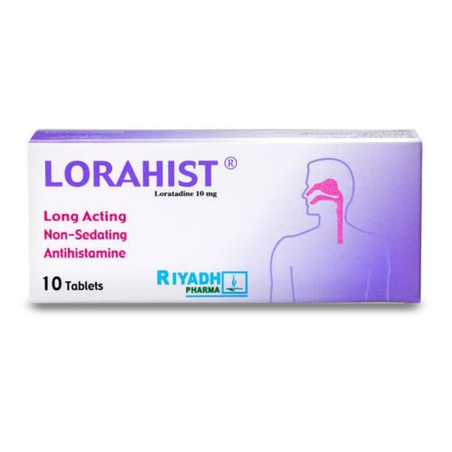 Lorahist 10mg - 10 Tablet اللوراهيست 10 مجم - 10 حبة
