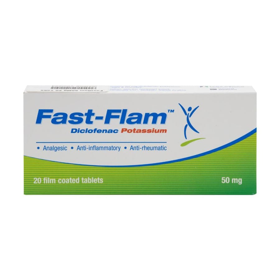 Fast-Flam 50mg - 20 Tablet فاست-فلام 50 مجم - 20 حبة