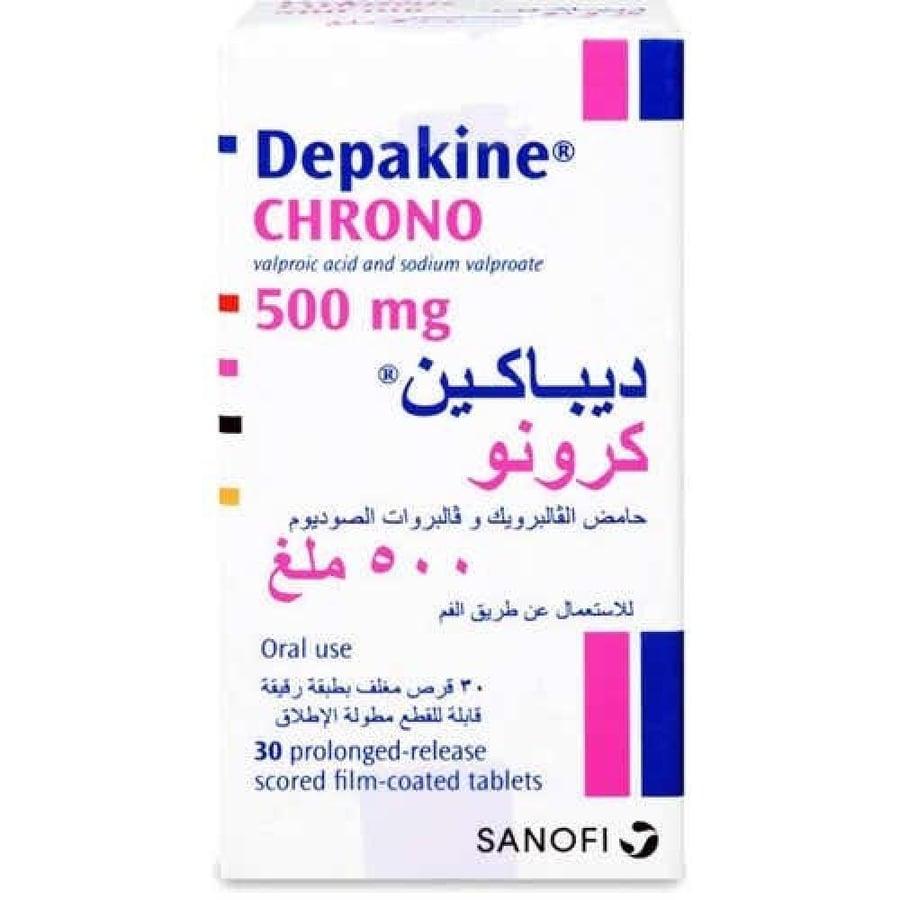 ديباكين كورونو 500 مجم - 30 حبة