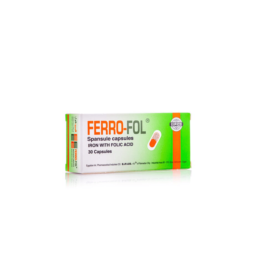 Ferro-Fol 150/0.5mg - 30 Capsule فيرو-فول 150/0.5 مجم - 30 كبسولة