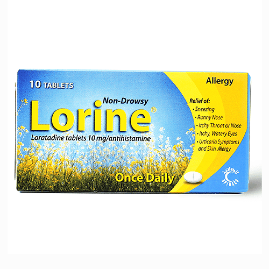 Lorine 10mg - 10 Tablet لورين 10 مجم - 10 حبة