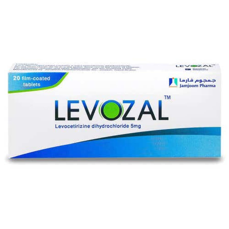 Levozal 5mg - 20 Tablet ليفوزال 5 مجم - 20 حبة