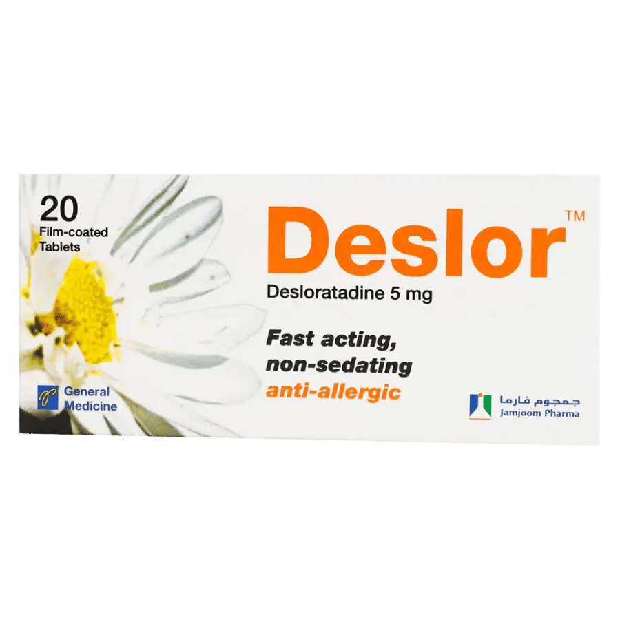 Deslor 5mg - 20 Tablet ديسلور 5 مجم - 20 حبة