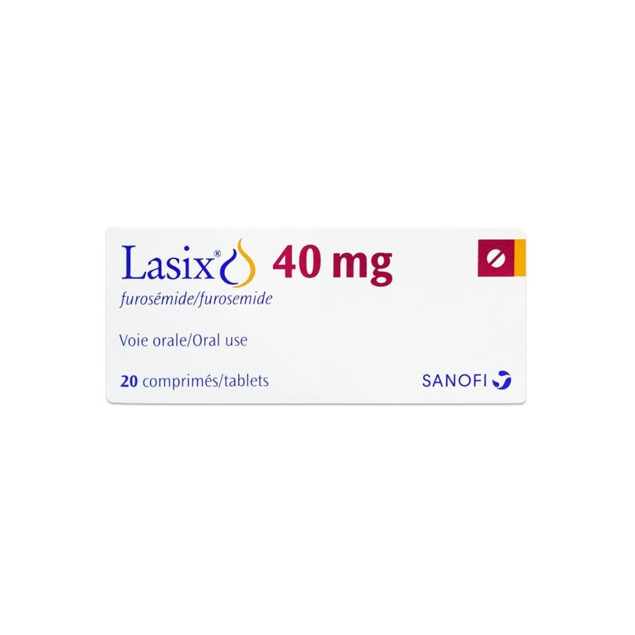 Lasix 40mg - 20 Tablet لازيكس 40 مجم - 20 حبة