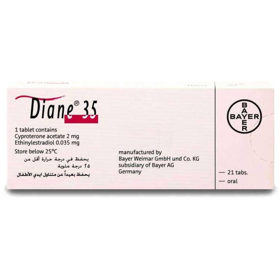 Diane-35 2/0.035mg - 21 Tablet