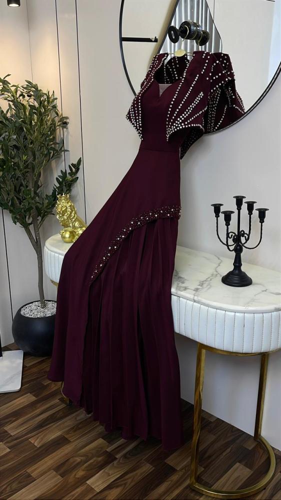 فستان سهرة باربي بتطريز كرستال اصلي