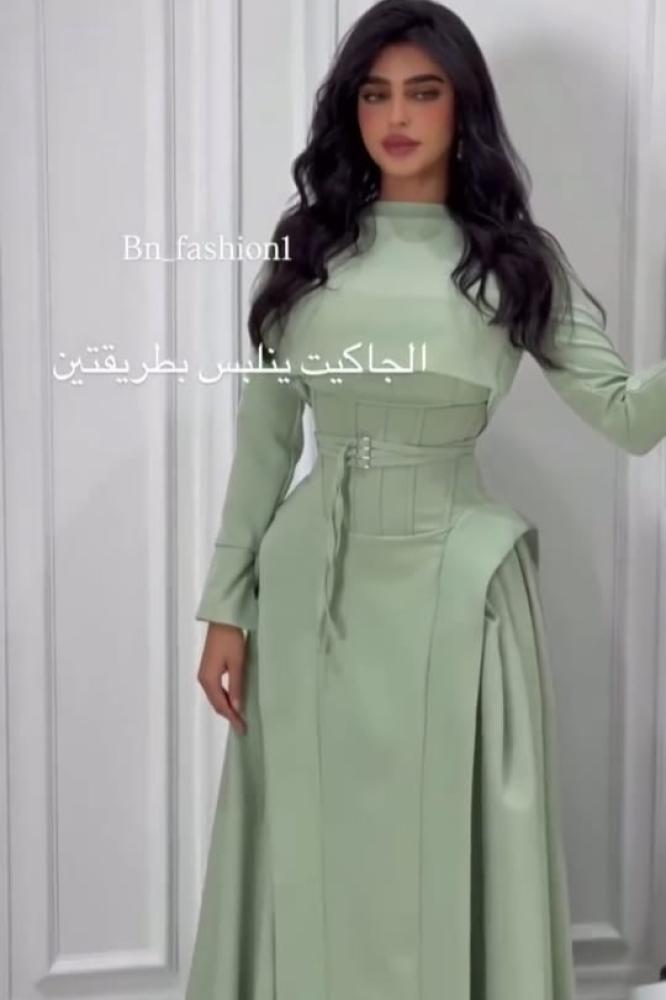 فستان العيد طقم باربي قطعتين