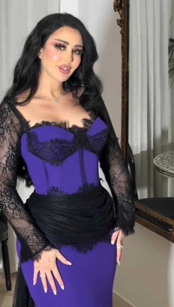 فستان سهره موف بلمسه دانتيل