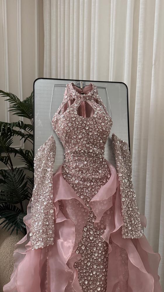 فستان سهره شك على اورجنزا