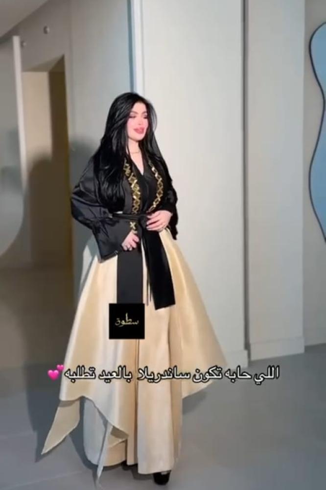 فستان سهرة تفته استرتش مع شانطوان