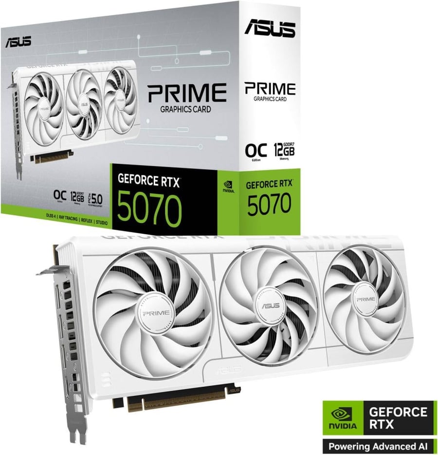 RTX 5070 ASUS WHITE