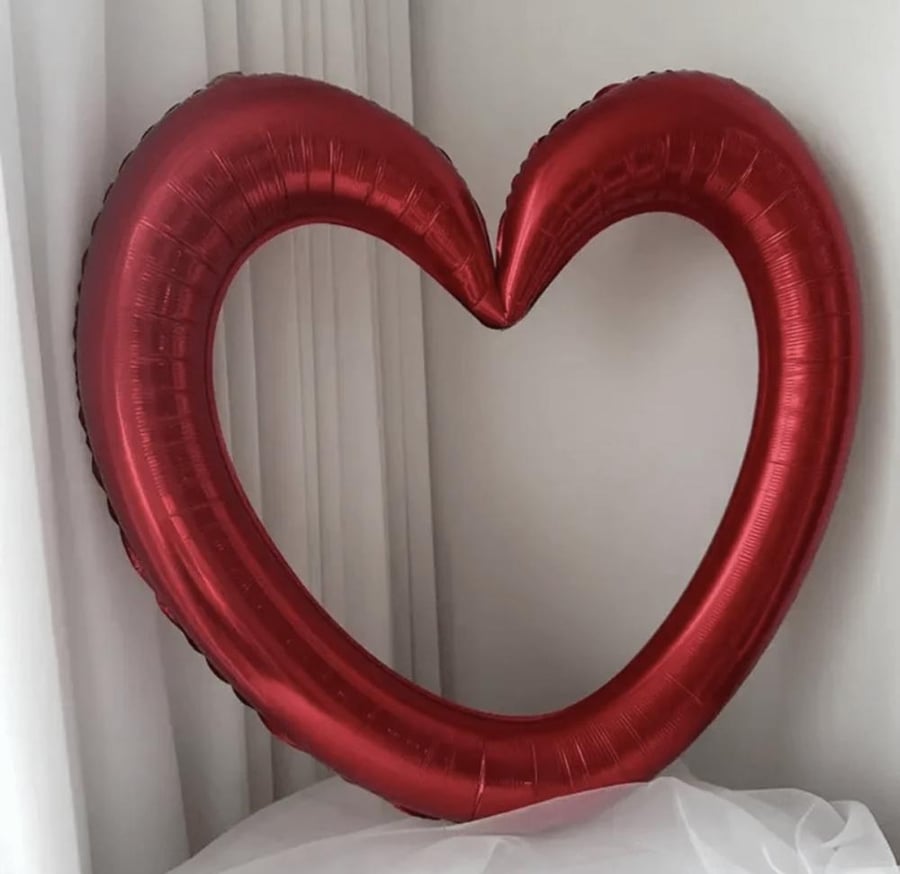 Red heart balloon