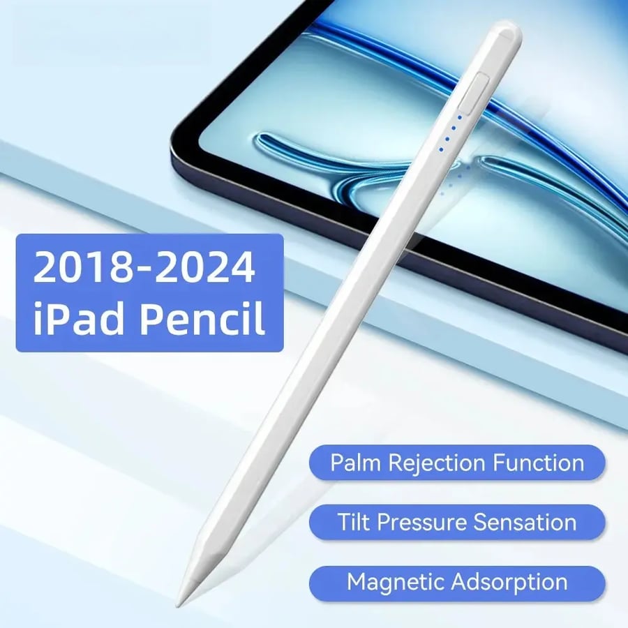 قلم iPad 2024/Pro/Air/Mini مع Palm Rejection