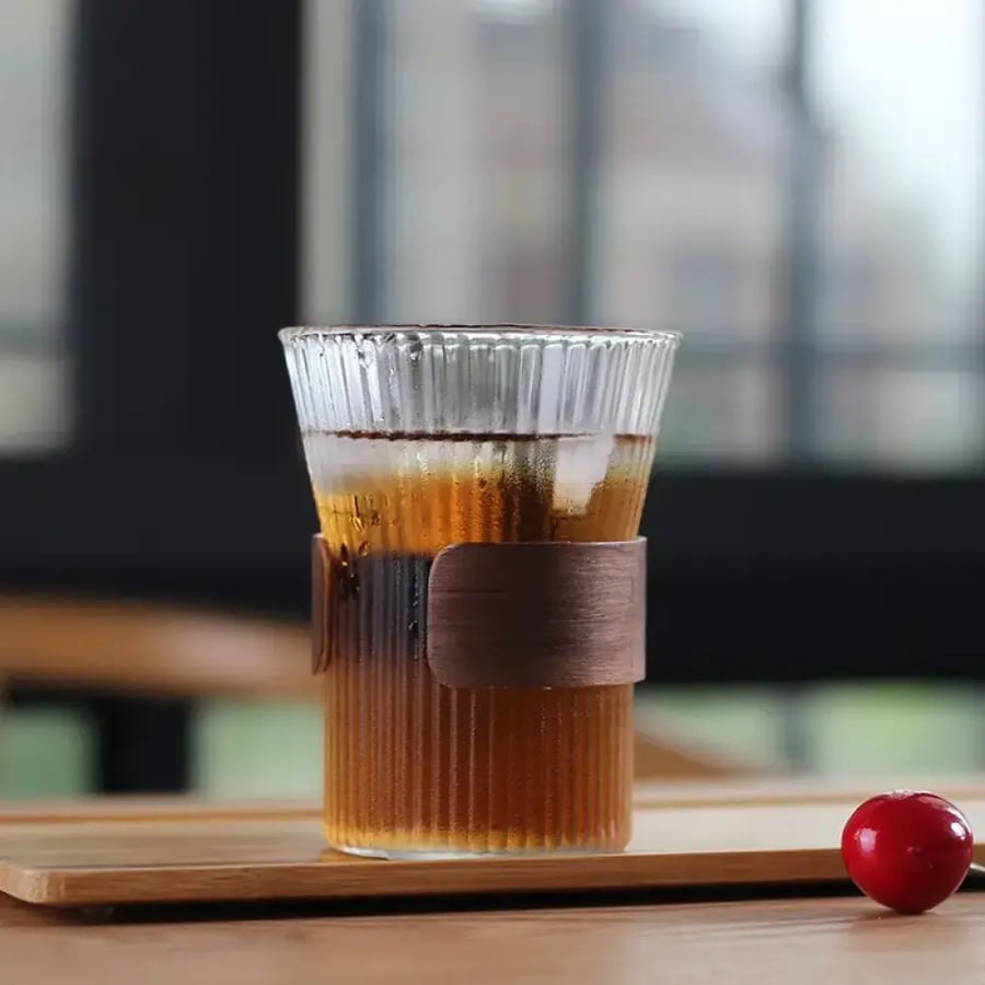 كوب قهوة زجاجي ياباني 350ML