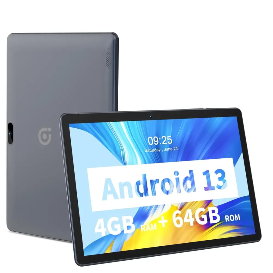 PRITOM كمبيوتر لوحي 10 بوصة مع أندرويد 10 64 جيجابايت رباعي النواة شاشة تعمل باللمس واي فاي GPS دعم 3G مكالمة هاتفية