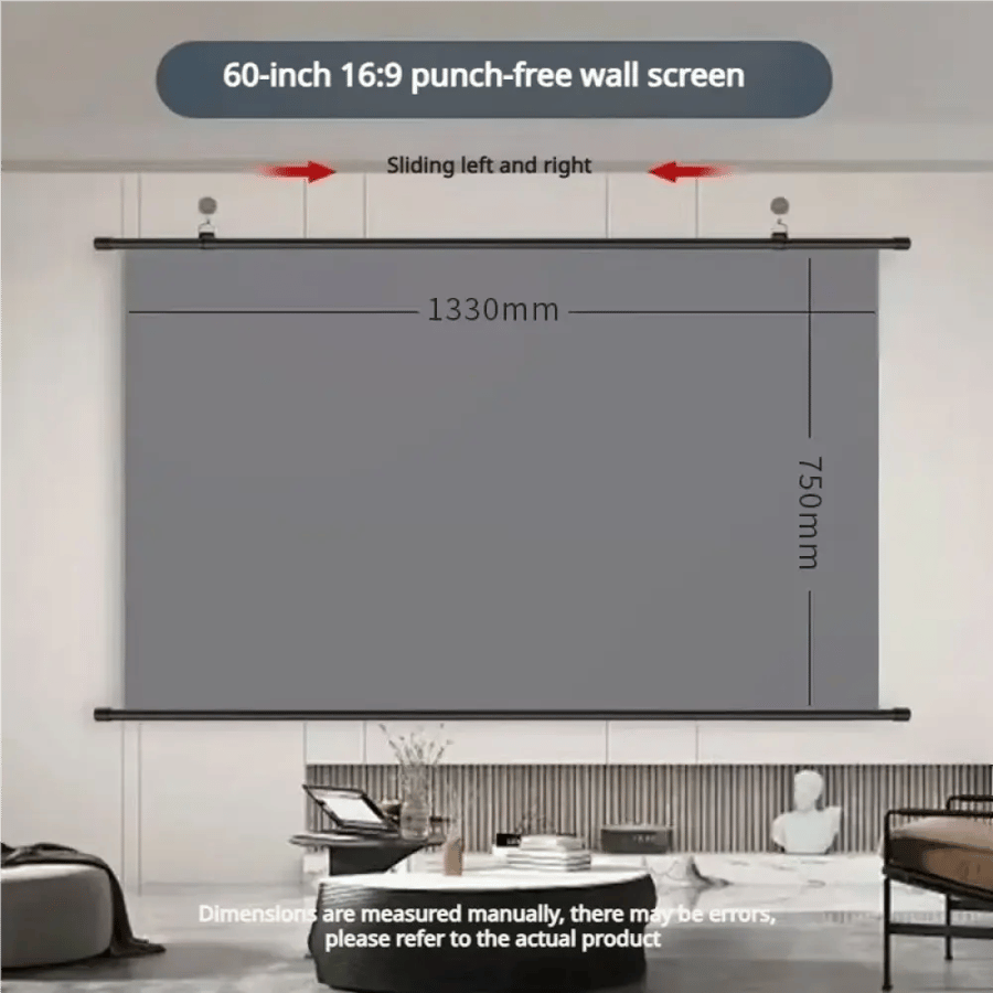 شاشة XIAOHUI مضادة للضوء 60”-133”