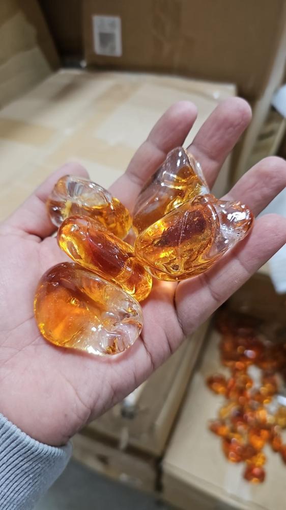 ثريا دبل هايت شلال طول 3متر وعرض مترونص يين كل نقطه ونقطه 10 سم كرستال شفاف واسود وعسلي وثلجي وحبيبات 14 كرستال شفاف