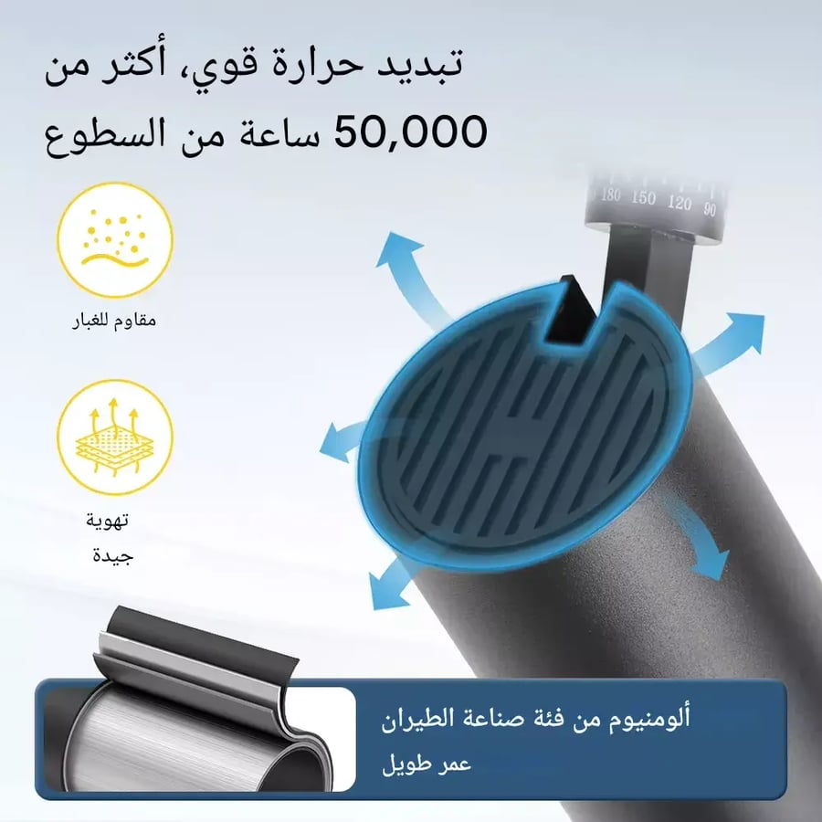 كشاف مجرى اسود لون الانارة اصفر 30 واط مباشر 220V لا يحتاج ت