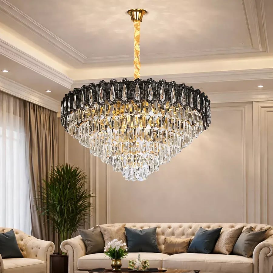 علاقي مودرن اسود ذهبي E14 15