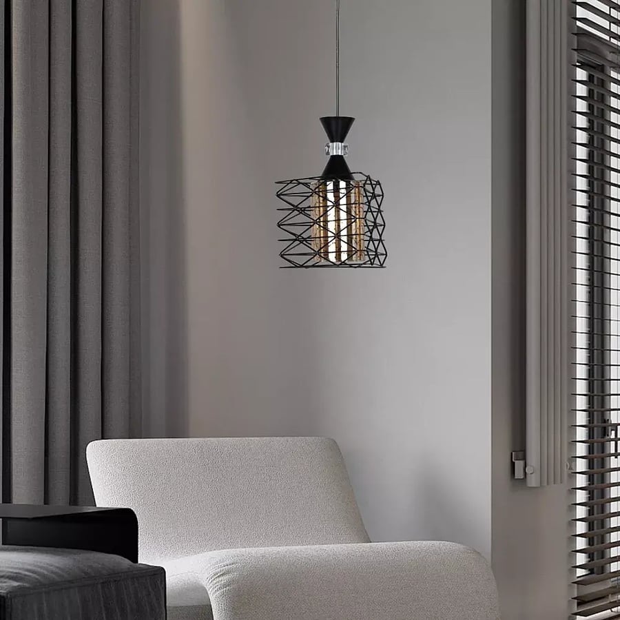 علاقي مودرن اسود E27 1